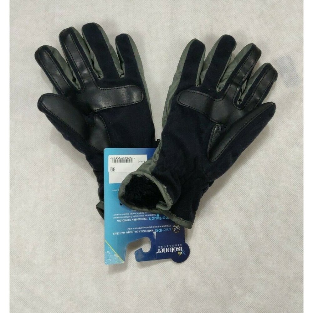 Isotoner Smart Dri Fleece Lined Gloves Large - Picture 2 of 11